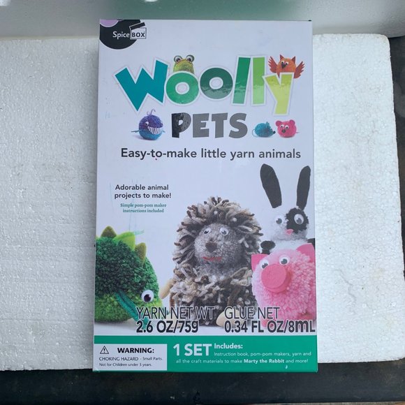 Woolly Pets - Marty the Rabbit - by Spice Box - Ages 8 and up - Picture 1 of 6